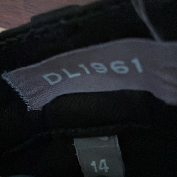 DL1961 Teen girls Black wide leg pants - Picture 6 of 7